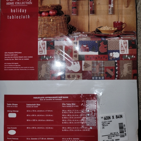 Christmas table cloth - Picture 1 of 3